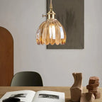 Japanese Glass Flower Pendant 1-Light