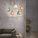 Japanese Glass Flower Pendant 1-Light