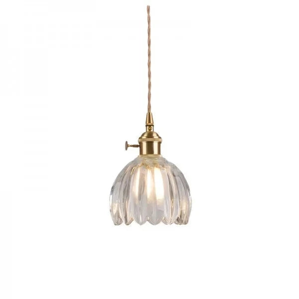 Japanese Glass Flower Pendant 1-Light
