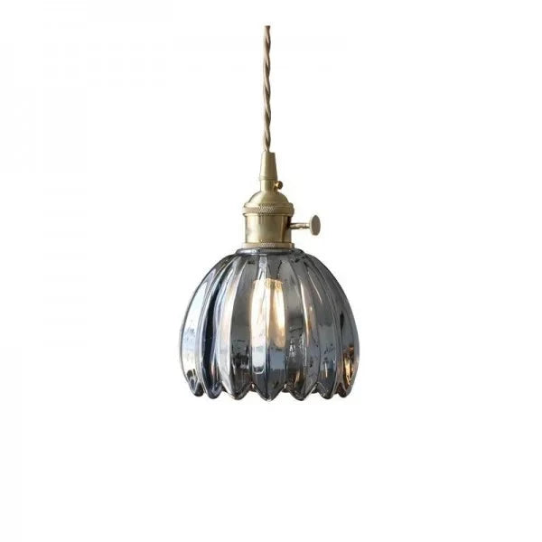 Japanese Glass Flower Pendant 1-Light