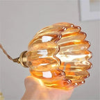 Japanese Glass Flower Pendant 1-Light