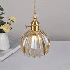 Japanese Glass Flower Pendant 1-Light
