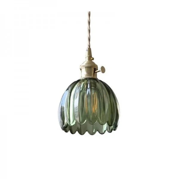 Japanese Glass Flower Pendant 1-Light