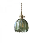 Japanese Glass Flower Pendant 1-Light
