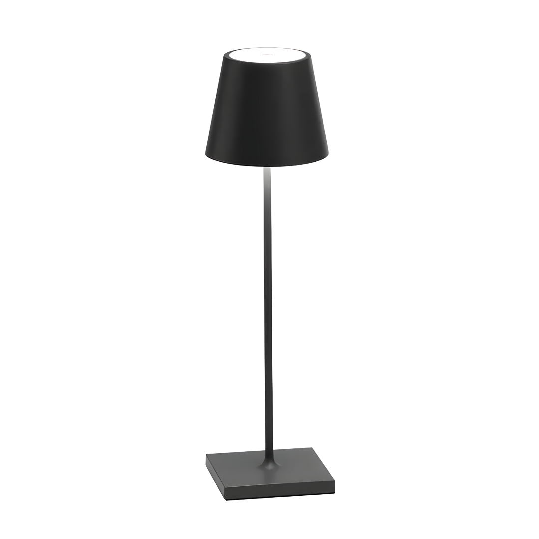 Slim LED Table Lamp with Shade – Modern Bedside Night Light for Bedroom, Living Room & Nightstand
