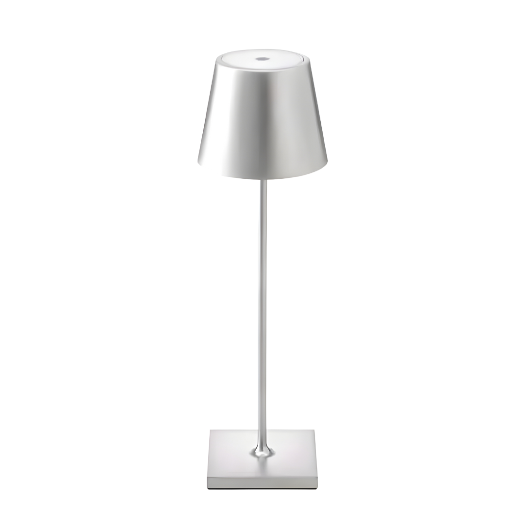 Slim LED Table Lamp with Shade – Modern Bedside Night Light for Bedroom, Living Room & Nightstand
