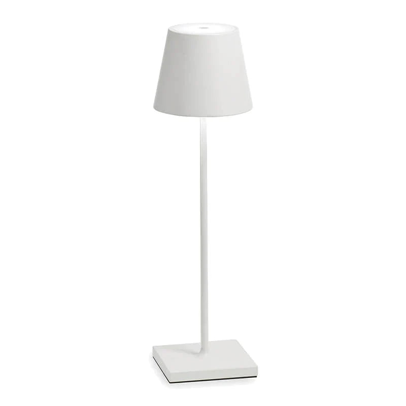 Slim LED Table Lamp with Shade – Modern Bedside Night Light for Bedroom, Living Room & Nightstand