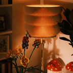 Big Brown Lamp Large Ceramic Table Lamp Earthy Neutral Bedside Light Glenbrookhome