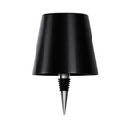 Bottle Table Lamp with Shade – Decorative Wine Bottle Night Light for Bedroom, Bar & Living Room
