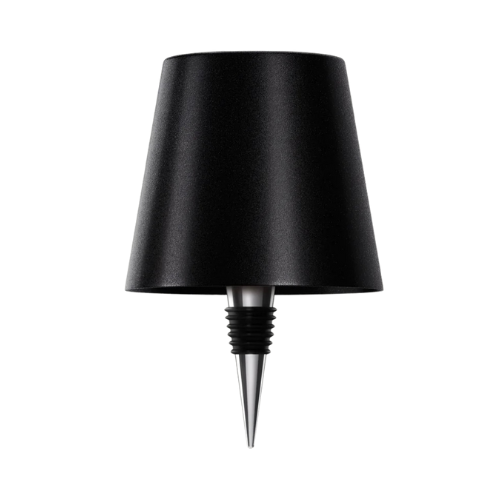 Bottle Table Lamp with Shade – Decorative Wine Bottle Night Light for Bedroom, Bar & Living Room