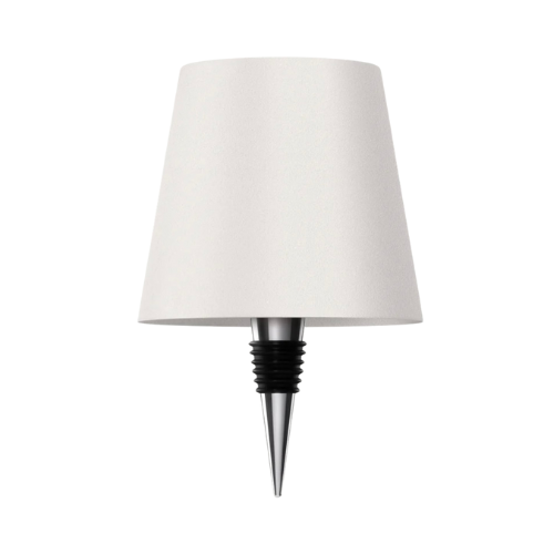 Bottle Table Lamp with Shade – Decorative Wine Bottle Night Light for Bedroom, Bar & Living Room