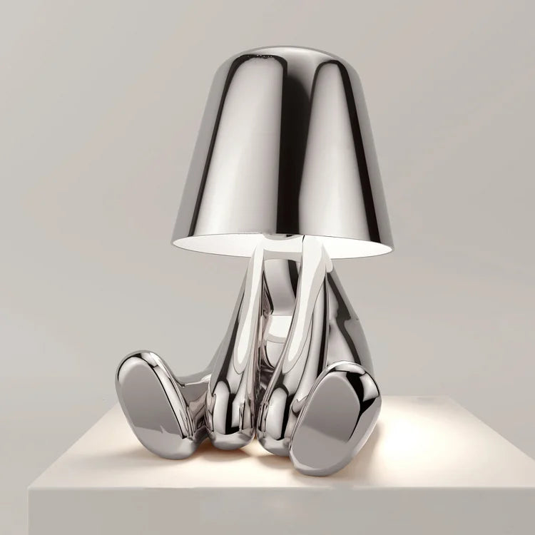 Mr. Moods Character Table Lamp – Novelty LED Night Light for Bedroom, Desk & Living Room