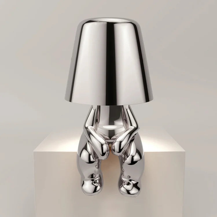Mr. Moods Character Table Lamp – Novelty LED Night Light for Bedroom, Desk & Living Room