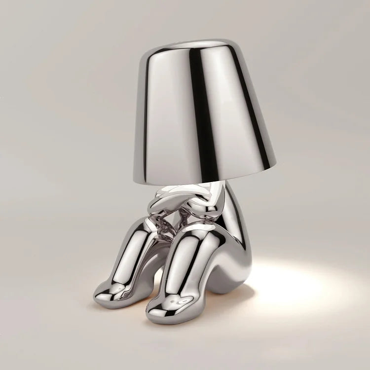 Mr. Moods Character Table Lamp – Novelty LED Night Light for Bedroom, Desk & Living Room