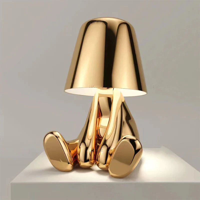 Mr. Moods Character Table Lamp – Novelty LED Night Light for Bedroom, Desk & Living Room