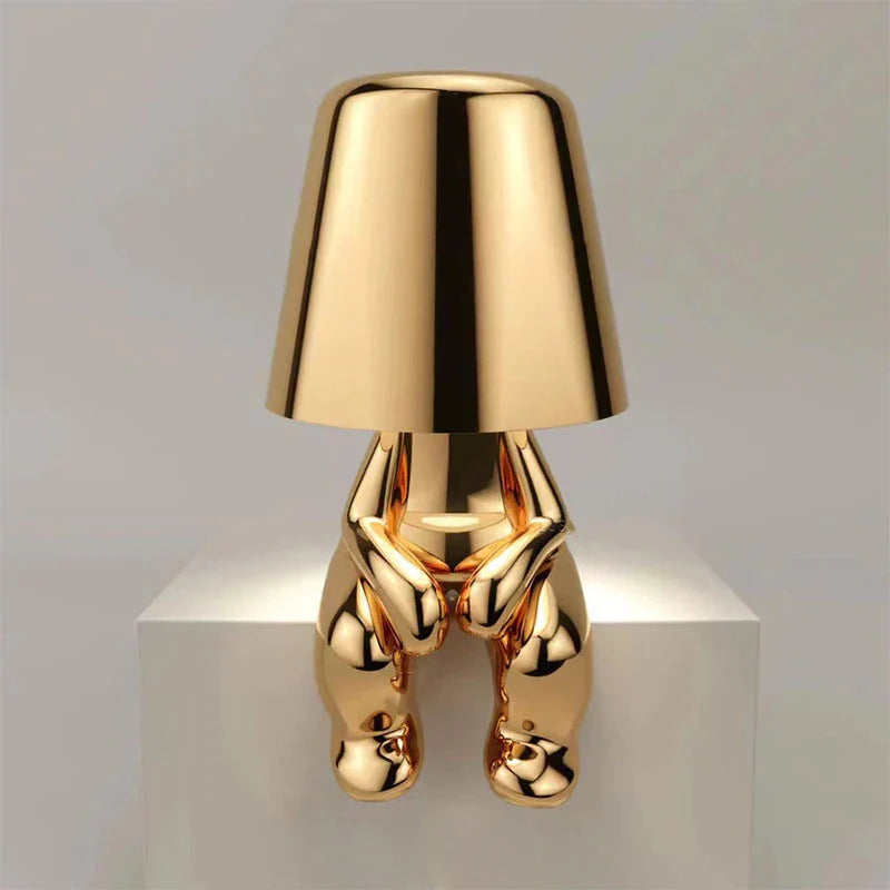 Mr. Moods Character Table Lamp – Novelty LED Night Light for Bedroom, Desk & Living Room