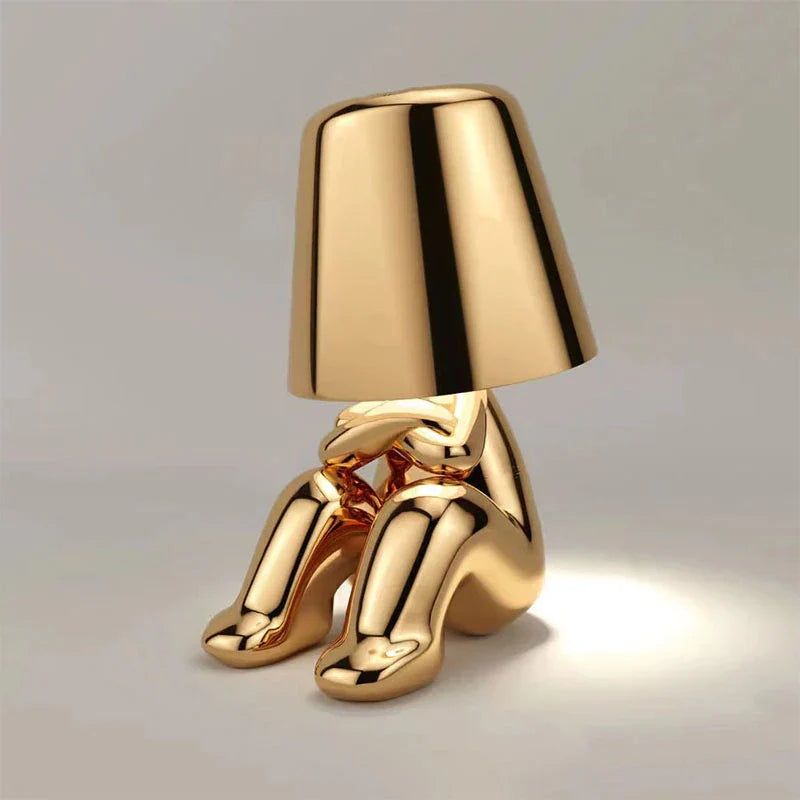 Mr. Moods Character Table Lamp – Novelty LED Night Light for Bedroom, Desk & Living Room