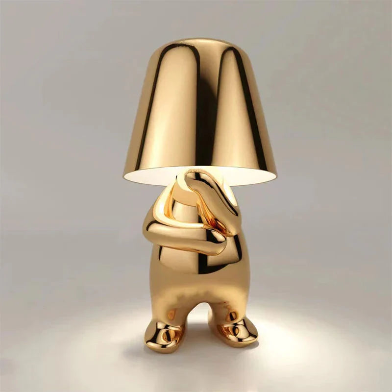 Mr. Moods Character Table Lamp – Novelty LED Night Light for Bedroom, Desk & Living Room