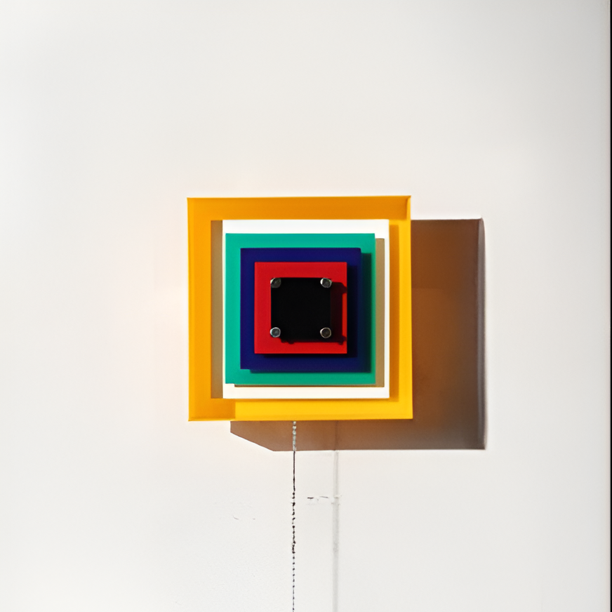 Memphis Bauhaus Square Wall Sconce LED 1-Light