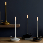 Noelle Flameless LED Taper Candle Lamp – Rechargeable Cordless Candlelight for Dining, Bedroom & Living Room