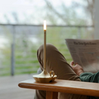 Noelle Flameless LED Taper Candle Lamp – Rechargeable Cordless Candlelight for Dining, Bedroom & Living Room