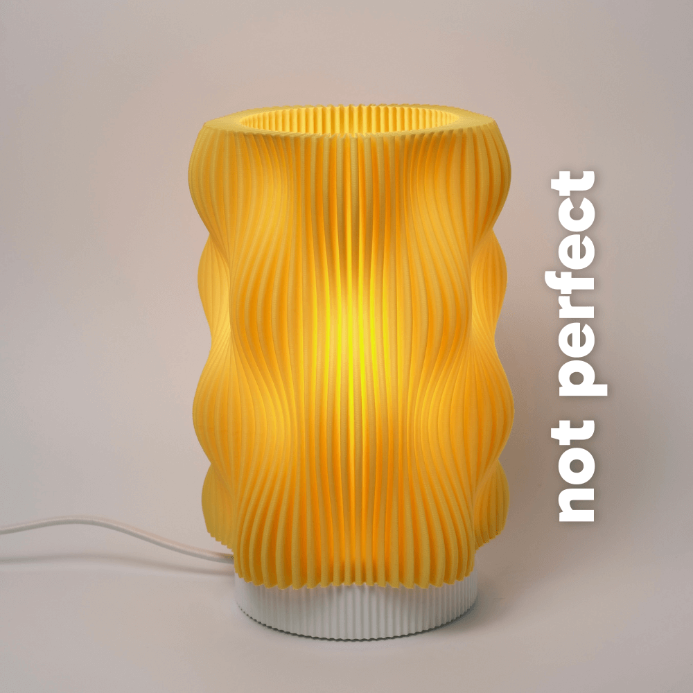Bubble Ceramic Table Lamp Lemon Aesthetic Boho Modern Home Decor