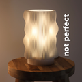 Bubble Ceramic Table Lamp Natural Neutral Minimalist Home Decor