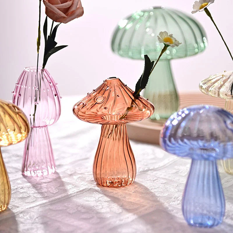 Mushroom Mycelium Garden Figurine Outdoor Fairy Garden Lawn Ornament