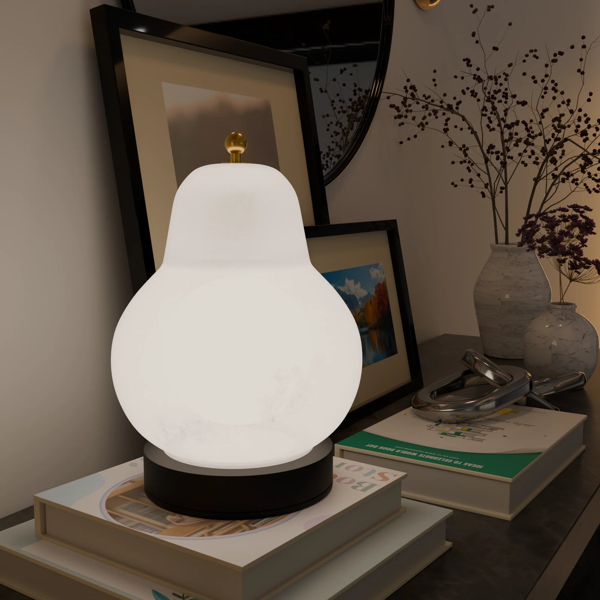 Pera Elegant Table Lamp Modern Indoor Ambient Home Accent Light