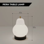 Pera Elegant Table Lamp Modern Indoor Ambient Home Accent Light