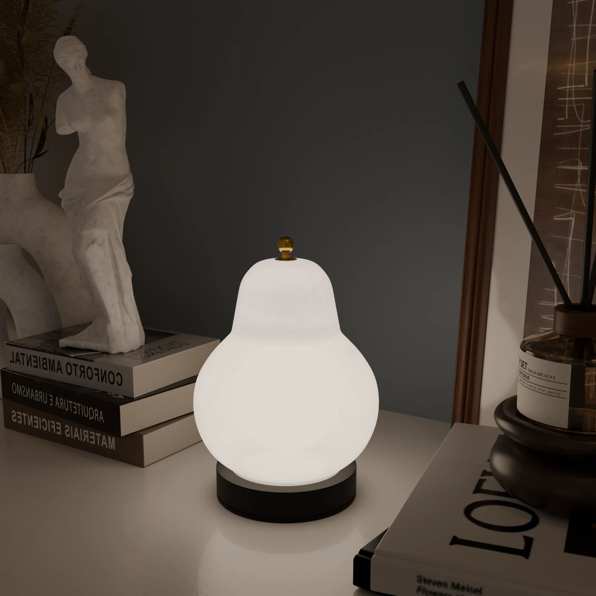 Pera Elegant Table Lamp Modern Indoor Ambient Home Accent Light