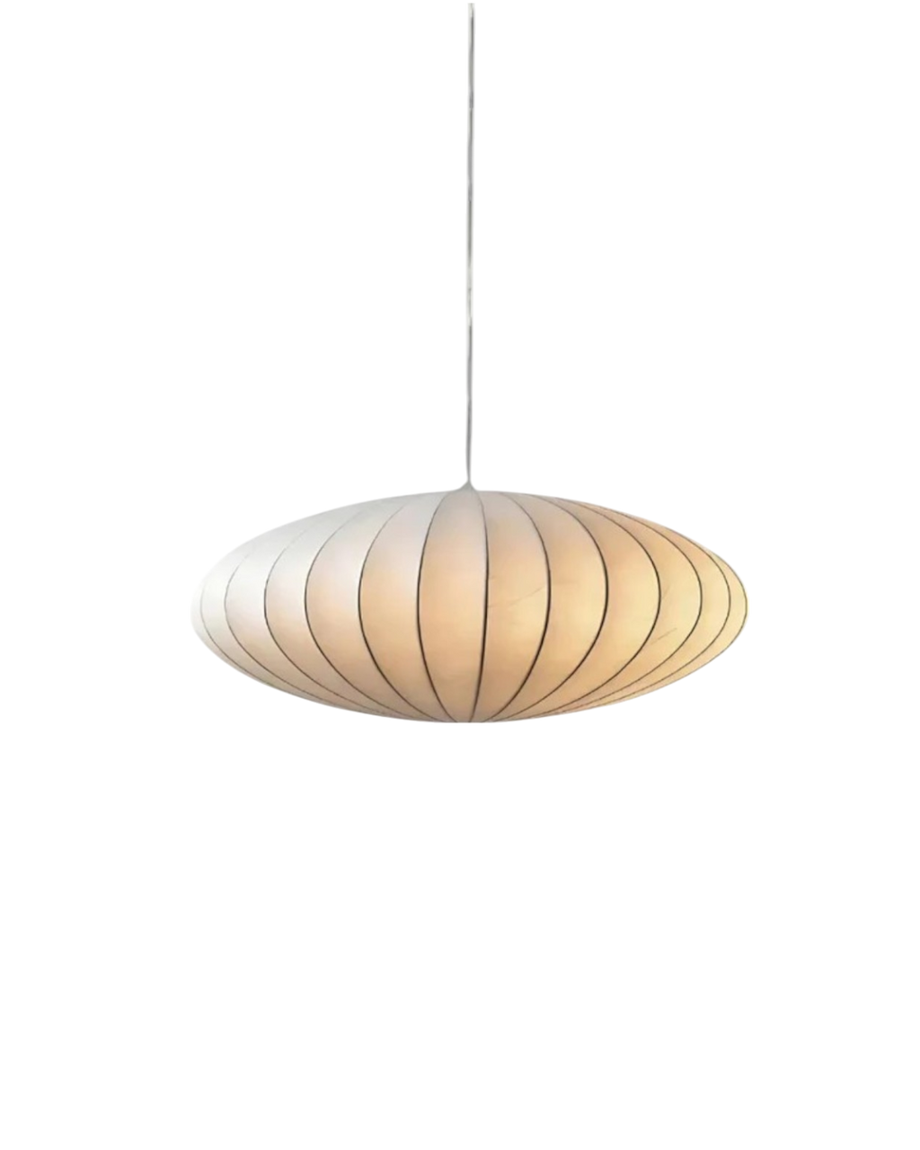Japanese Fabric Round Pendant 1-Light