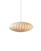 Japanese Fabric Round Pendant 1-Light