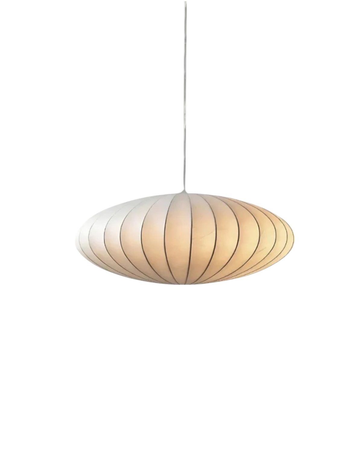 Japanese Fabric Round Pendant 1-Light