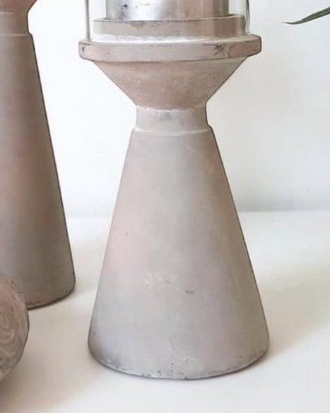 Stone Hurricane Tealight Candle Holders Home Decor