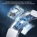 AeroChill Neck Fan Rechargeable Wearable Bladeless