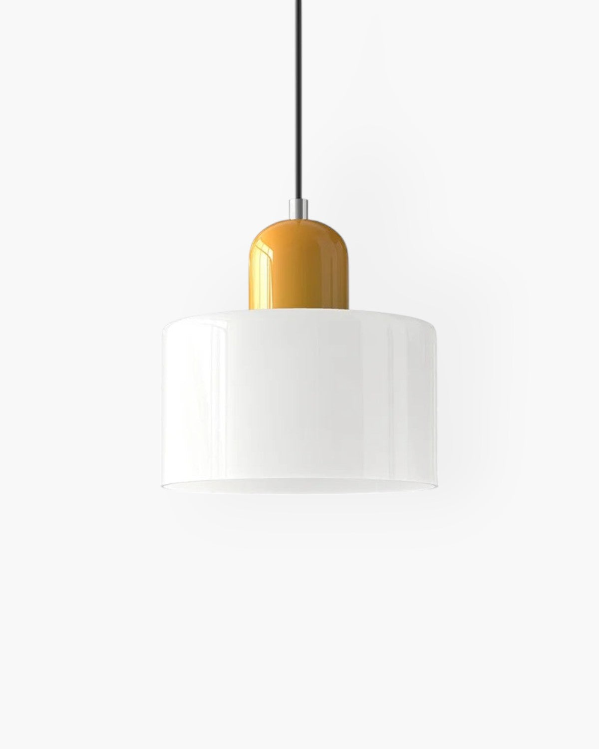Modern Glass Cylinder Pendant 1-Light